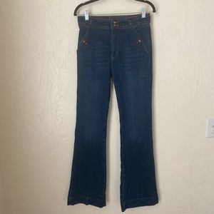 Pilcro & the letterpress High waisted trouser bootcut jeans▪️size 27